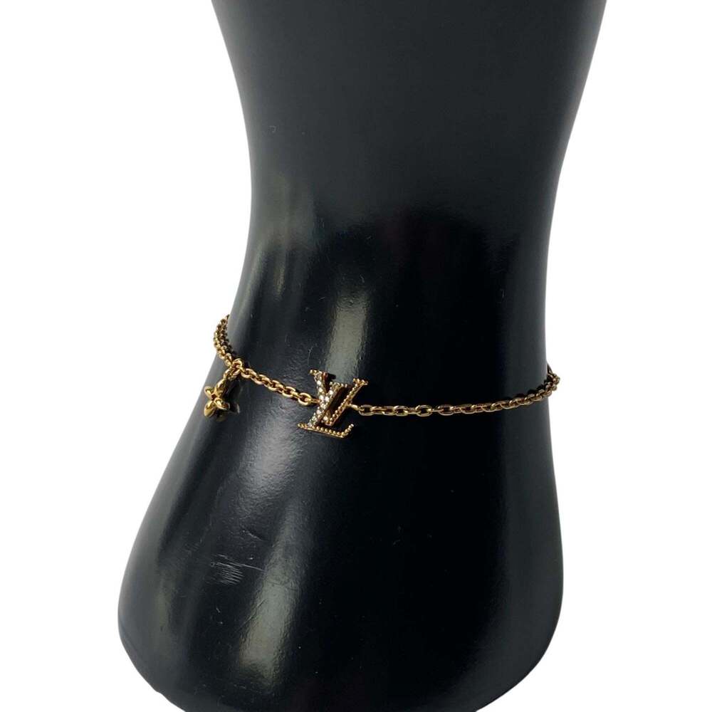 LOUIS VUITTON Gold Charm Bracelet - Picture 4 of 10